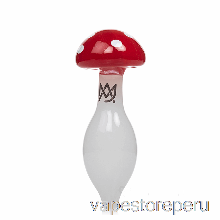 Vape Desechable Mj Arsenal Hongo Burbuja Carb Cap Rojo Blanco